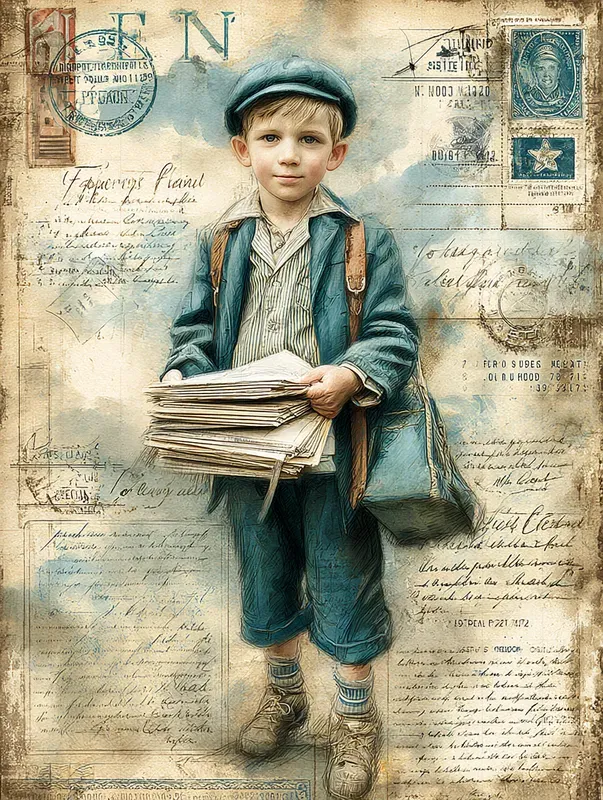 1930s Vintage Travel Illustration Art