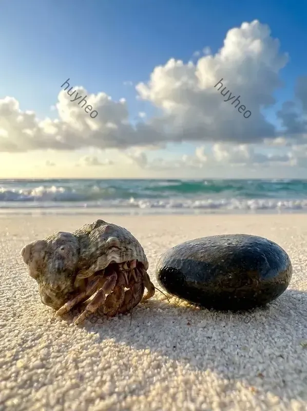 Tropical Shoreline Macro Photography