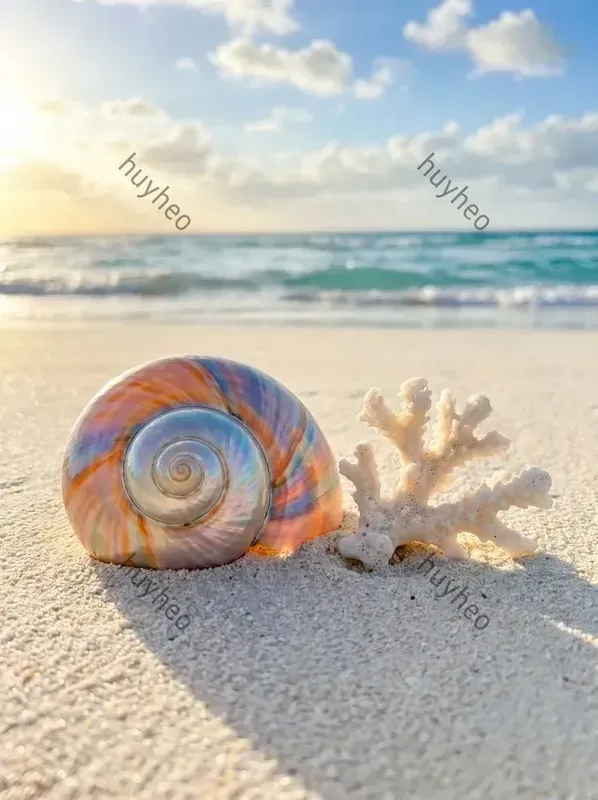 Tropical Shoreline Macro Photography