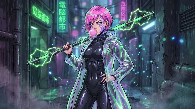 2D Female Battle Anime Portraits