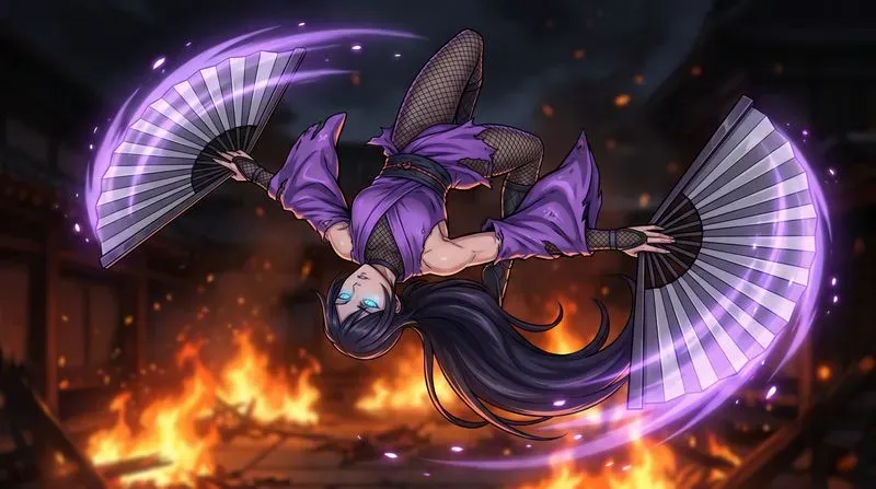 2D Female Battle Anime Portraits