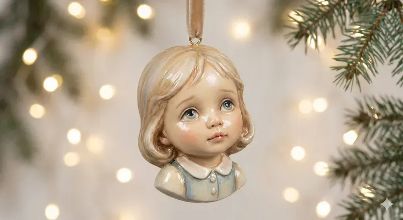 Ornament Portraits Decorative Keepsakes