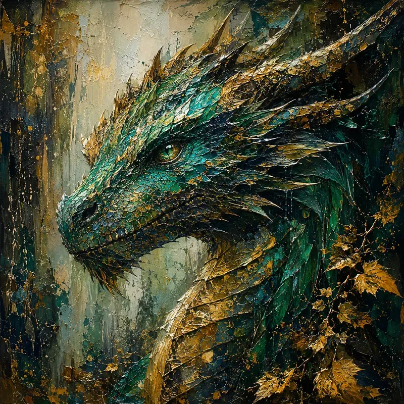 Abstract Expressionist Wildlife Portraits