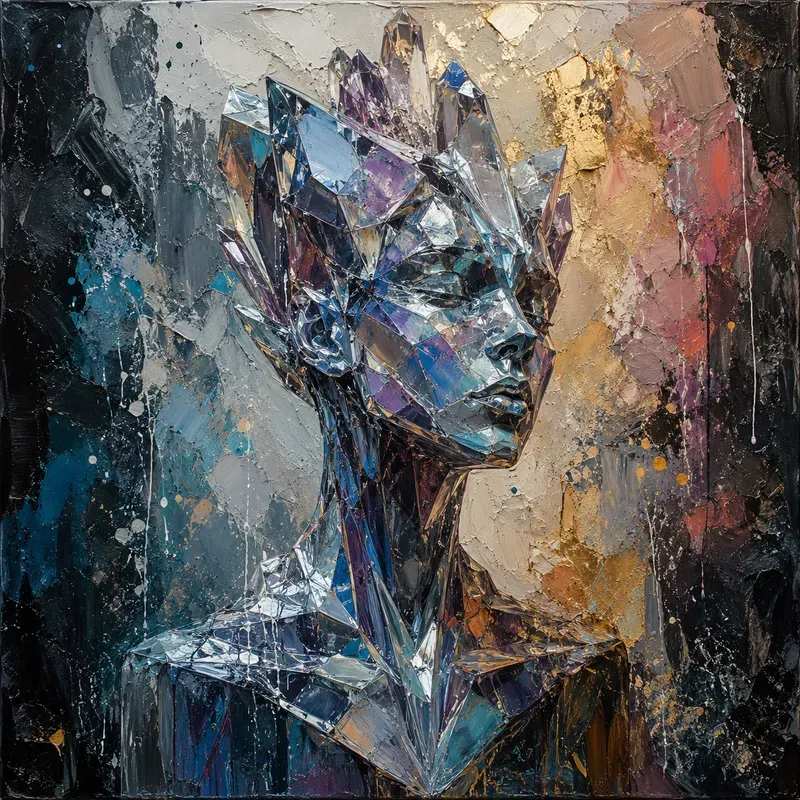 Abstract Expressionist Wildlife Portraits