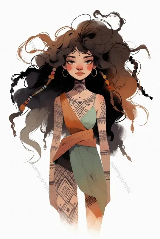 Boho Character Girls