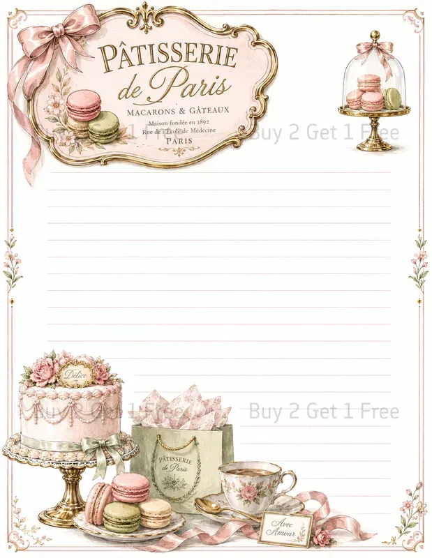 Cowgirl Decorative Lined Writing Papers
