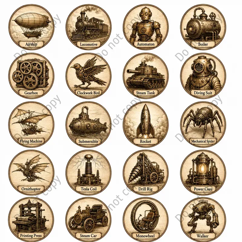 Punch Out Game Token Sheets