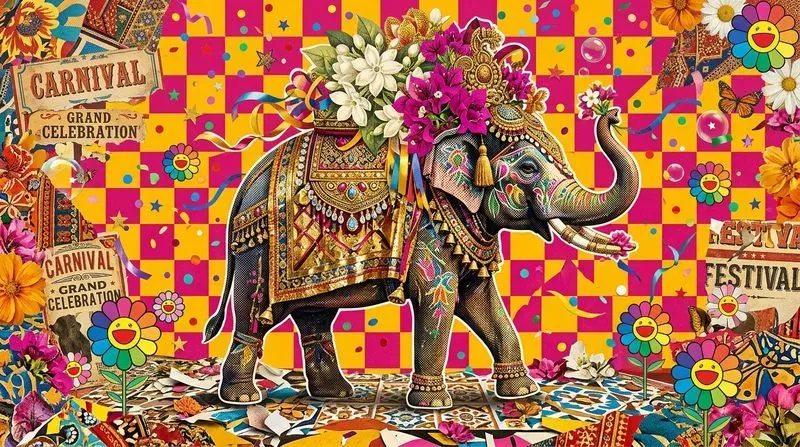 Vivid Chaos Surreal Pop Art Collages