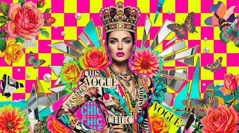 Vivid Chaos Surreal Pop Art Collages