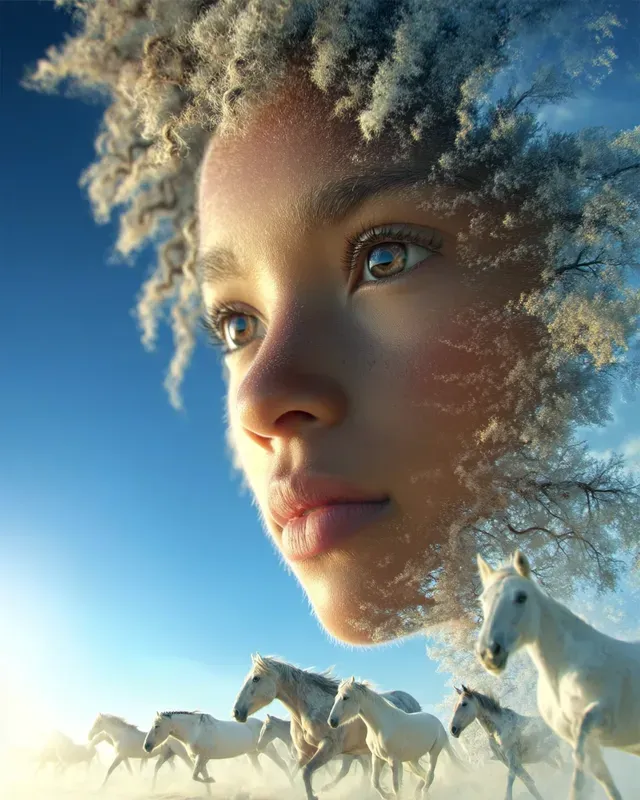 Double Exposure Portraits
