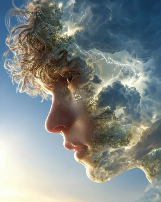 Double Exposure Portraits