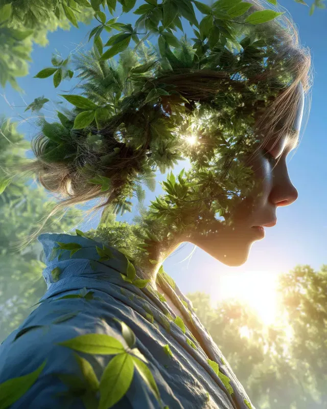 Double Exposure Portraits