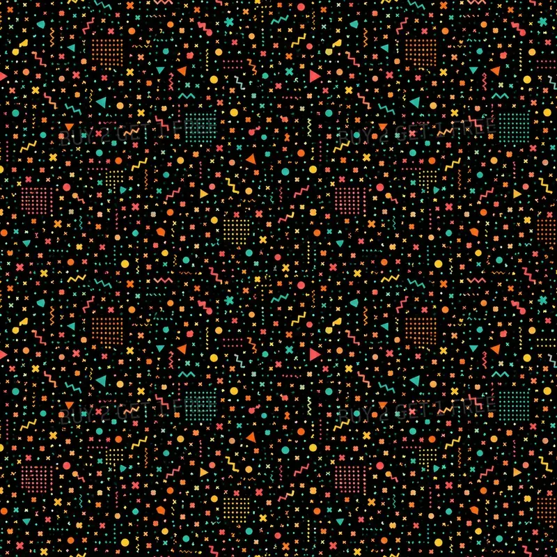 Neon Memphis Tales Ultimate 80s Patterns