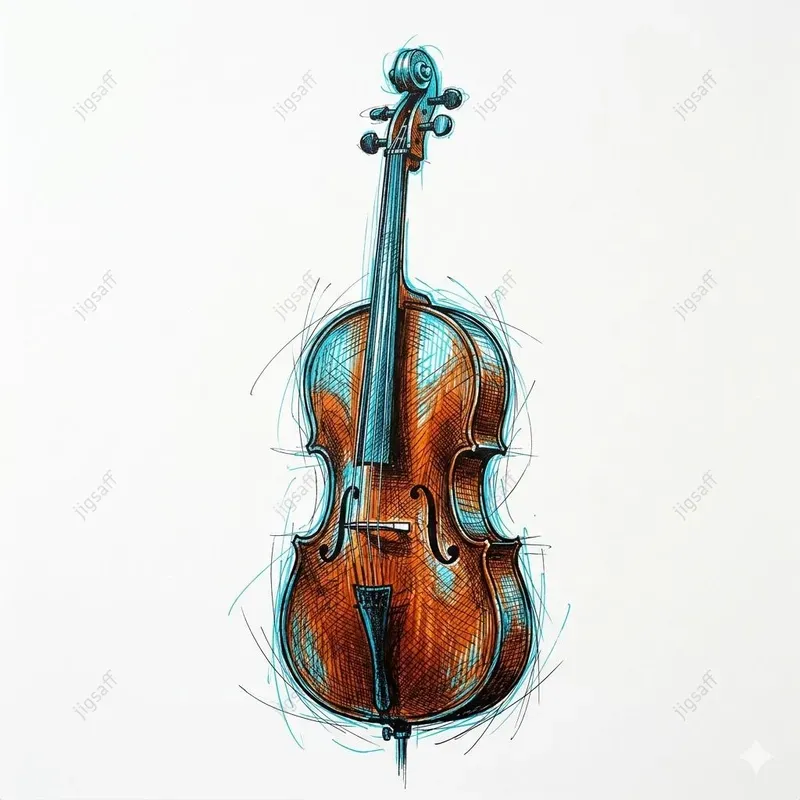 Scribble Music On Clean White