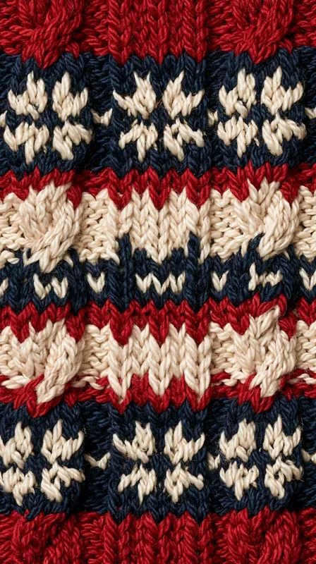 Christmas Knit Sweater Phone Wallpapers