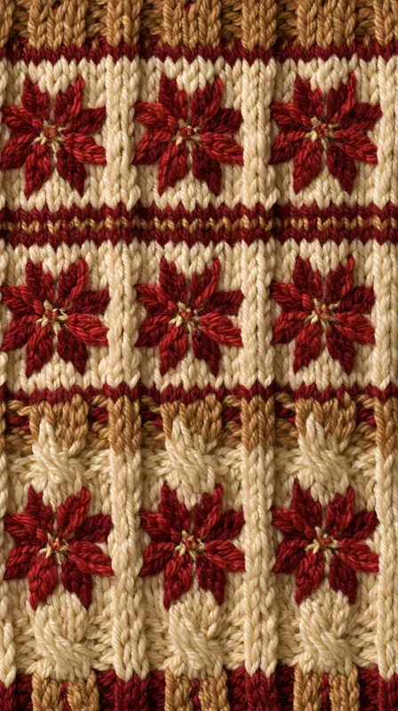 Christmas Knit Sweater Phone Wallpapers