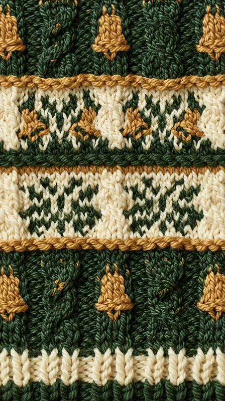Christmas Knit Sweater Phone Wallpapers