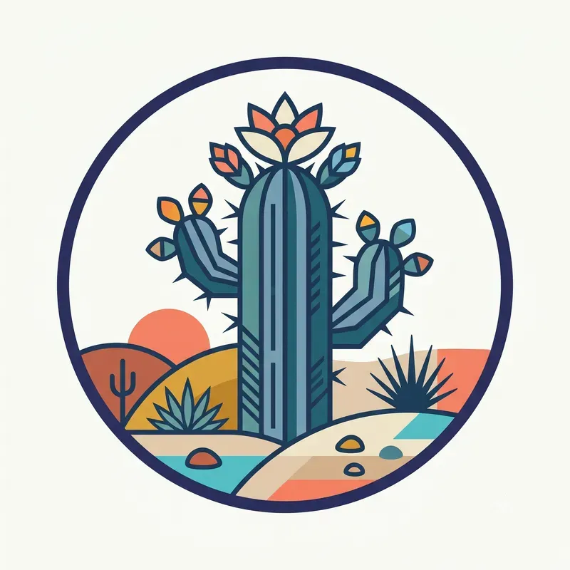 Modern Cactus Emblems