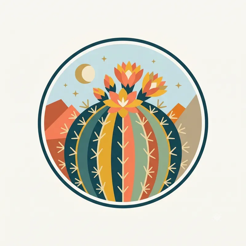 Modern Cactus Emblems