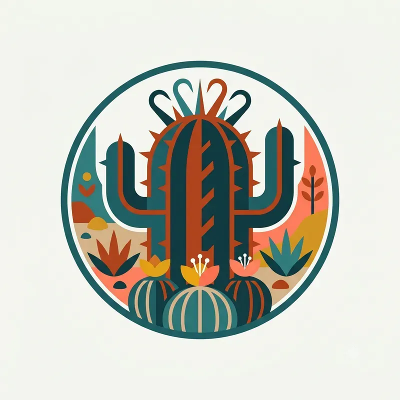 Modern Cactus Emblems