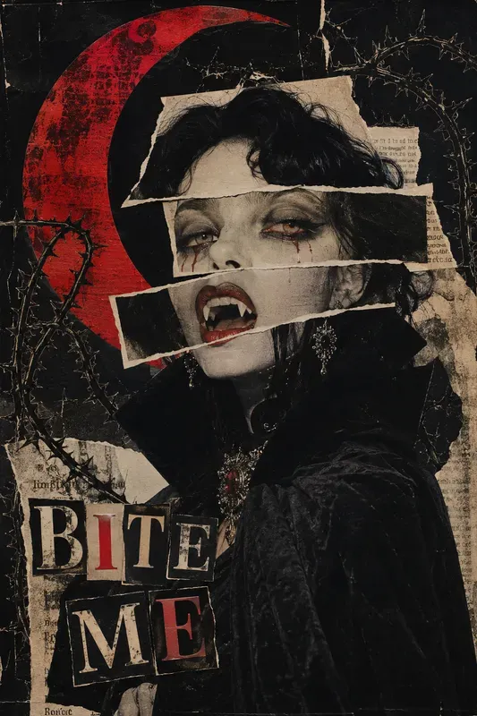 Surreal Ransom Note Collages