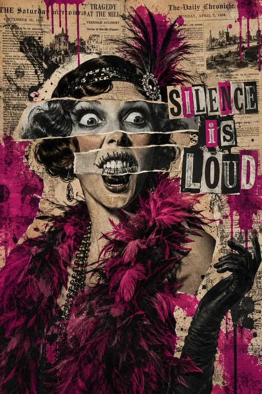 Surreal Ransom Note Collages
