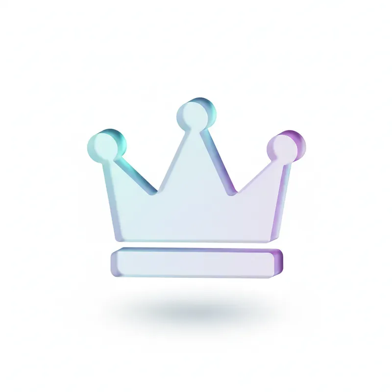 Clean 3D Frosted Glass Icons