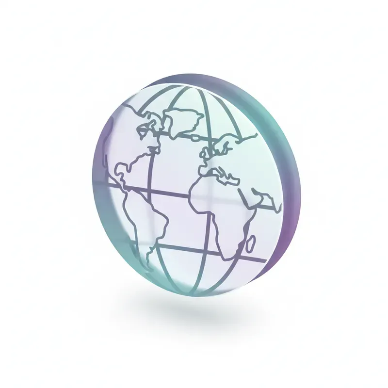 Clean 3D Frosted Glass Icons