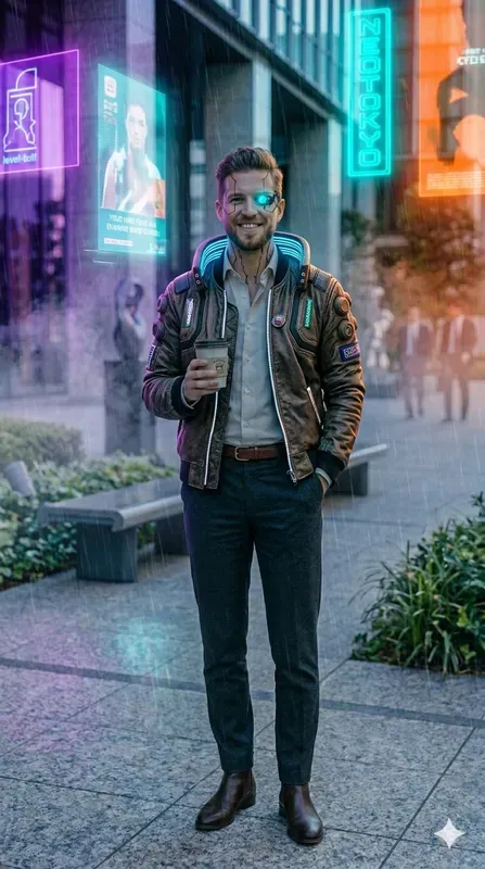 Cyberpunk Portrait Photo Transformations