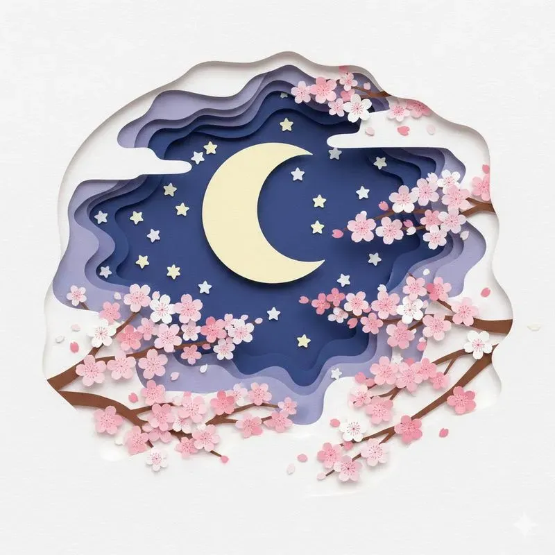 Layered Papercut Illustrations