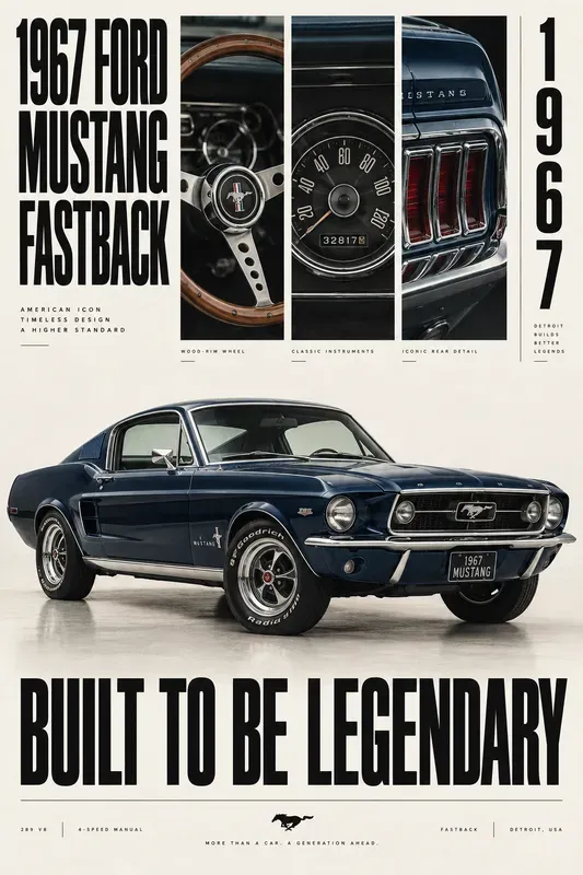 Heritage Automotive Poster Generator