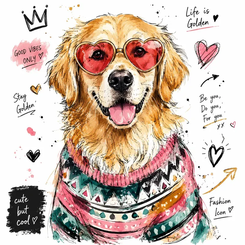 Whimsical Fashion Animal Sketches