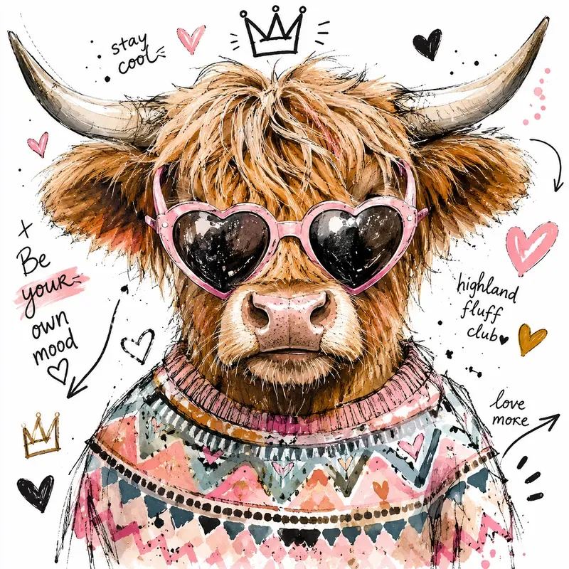 Whimsical Fashion Animal Sketches