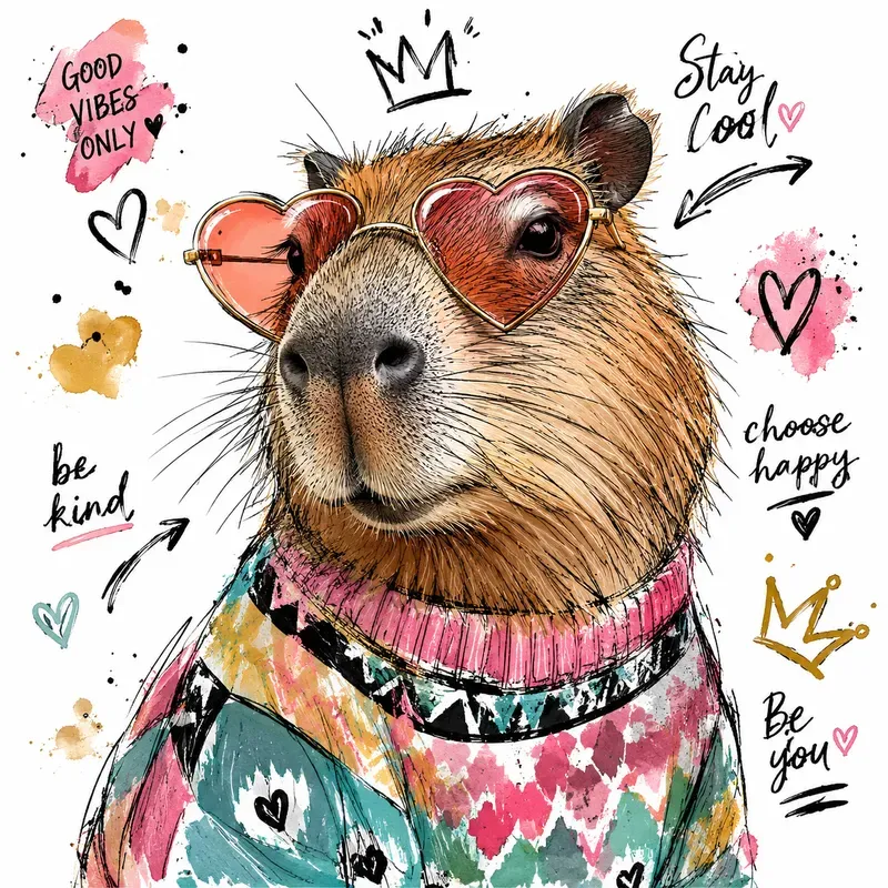 Whimsical Fashion Animal Sketches