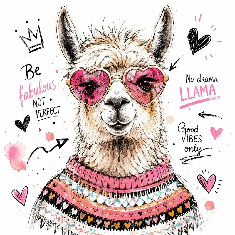 Whimsical Fashion Animal Sketches