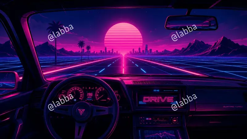 Lofi Synthwave Stream Backgrounds