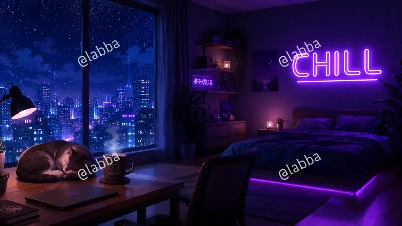 Lofi Synthwave Stream Backgrounds