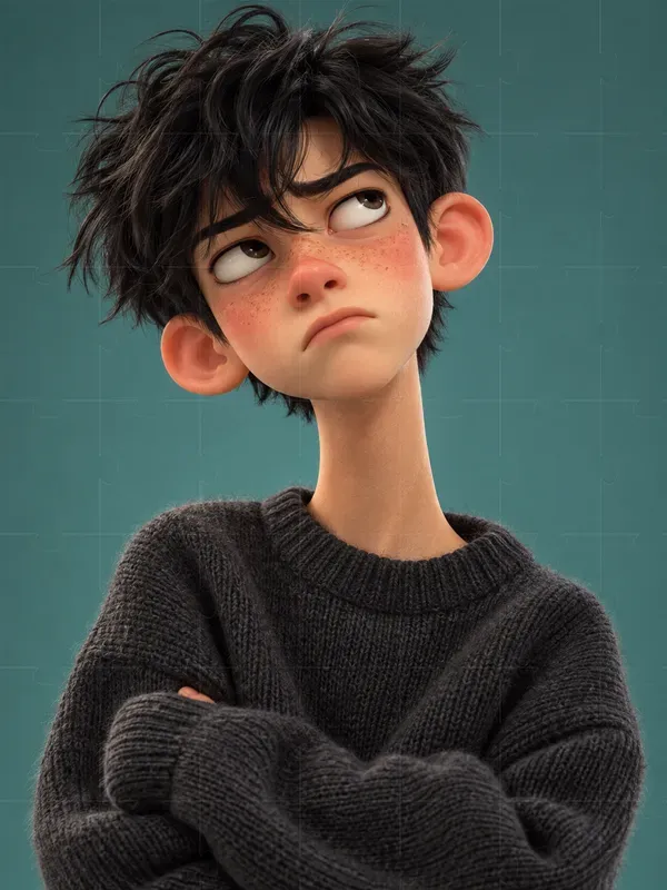 Quirky 3D Cartoon Character Portraits