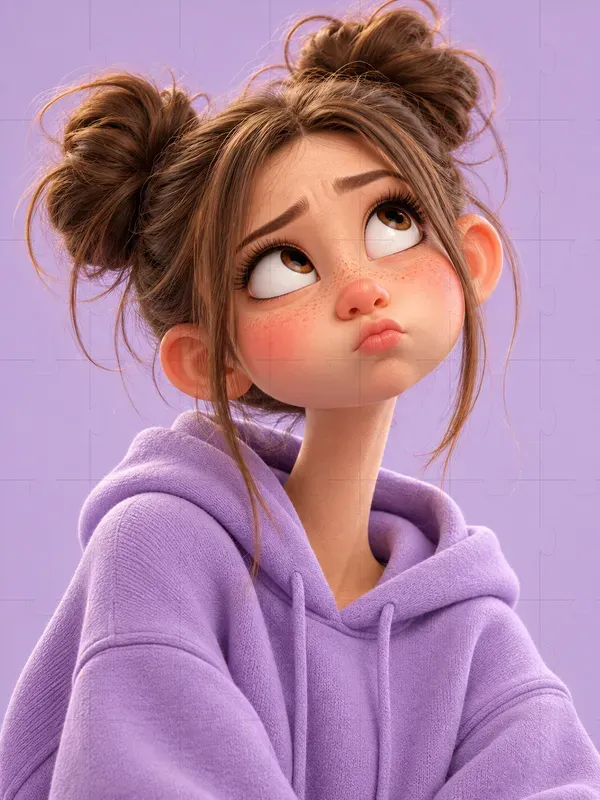 Quirky 3D Cartoon Character Portraits
