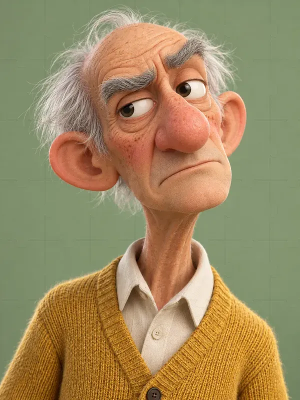 Quirky 3D Cartoon Character Portraits