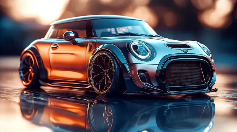 Futuristic Mini Car Advertisements