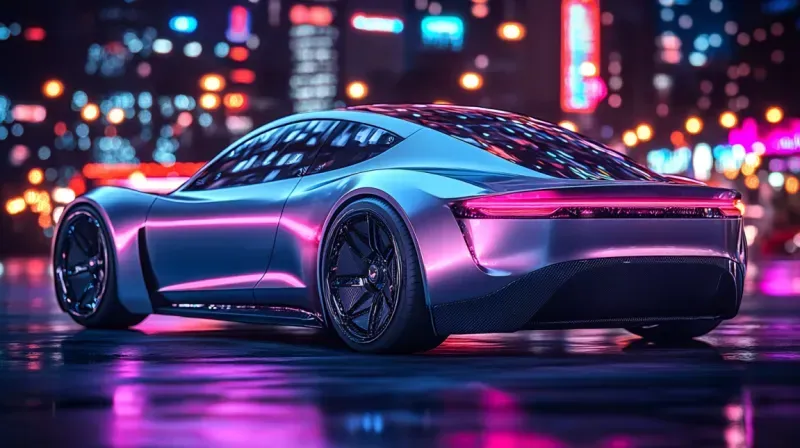 Futuristic Mini Car Advertisements
