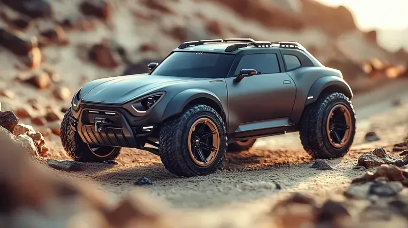 Futuristic Mini Car Advertisements