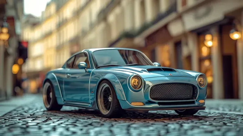 Futuristic Mini Car Advertisements