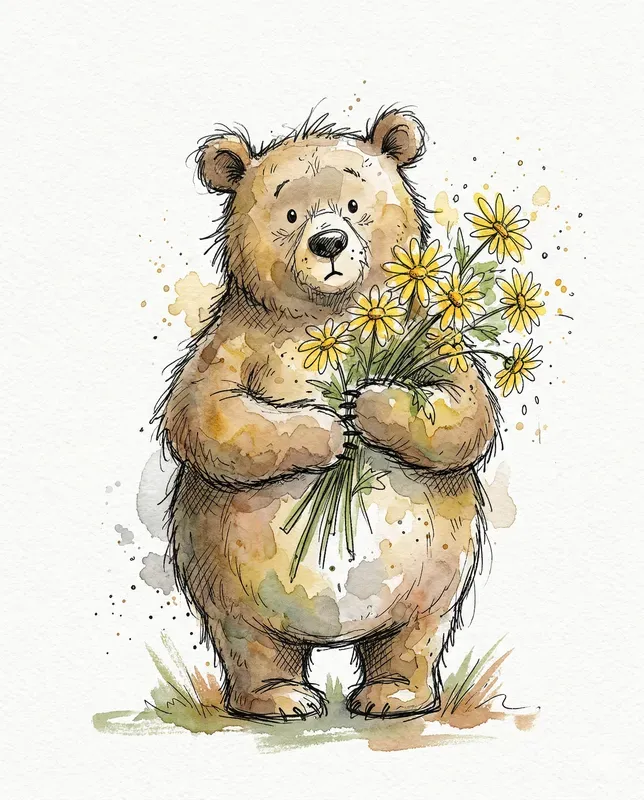 Whimsical Sketchy Storybook Clipart