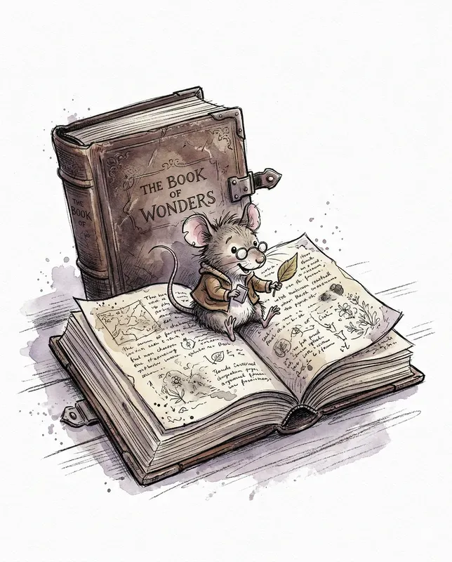 Whimsical Sketchy Storybook Clipart