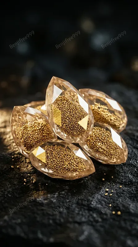 Hyper Realistic Gem Crystal Objects