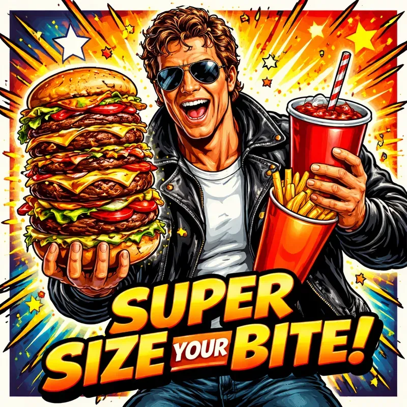 Iconic Faces Pop Art Food Posters