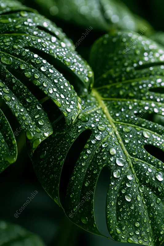 Dewy Botanical Macro Photography