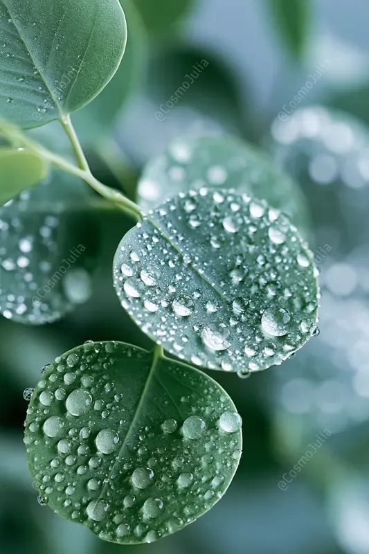 Dewy Botanical Macro Photography